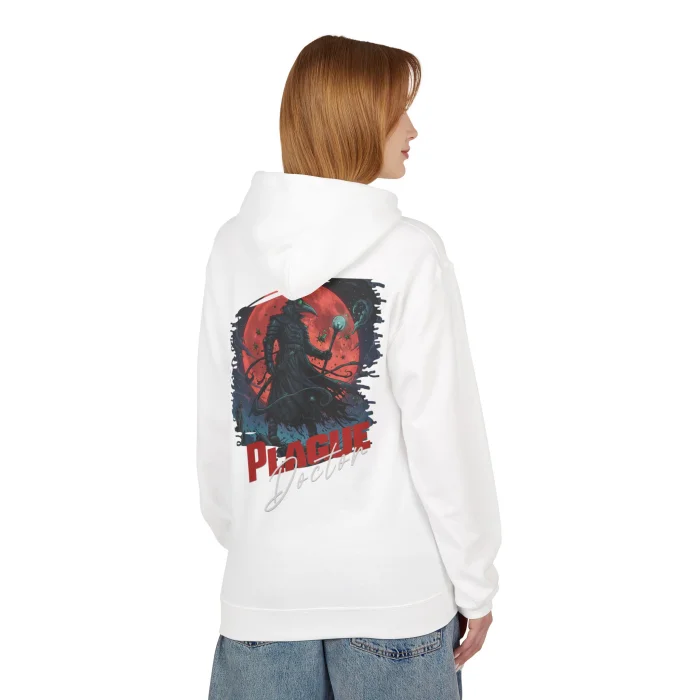 Bluza z kapturem z nadrukiem Plague Doctor