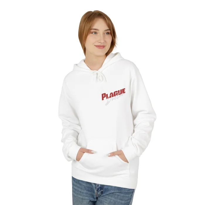 Bluza z kapturem z nadrukiem Plague Doctor