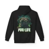 Bluza z kapturem z nadrukiem Pug Life