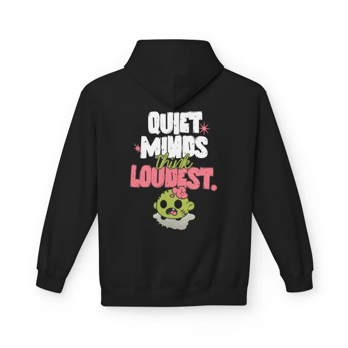 Bluza z kapturem z nadrukiem Quiet Minds