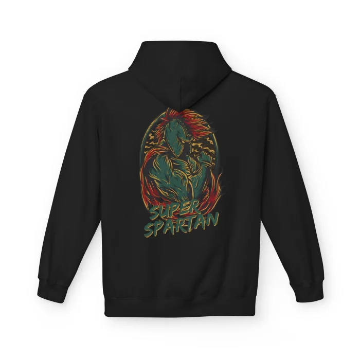 Bluza z kapturem z nadrukiem Super Spartan