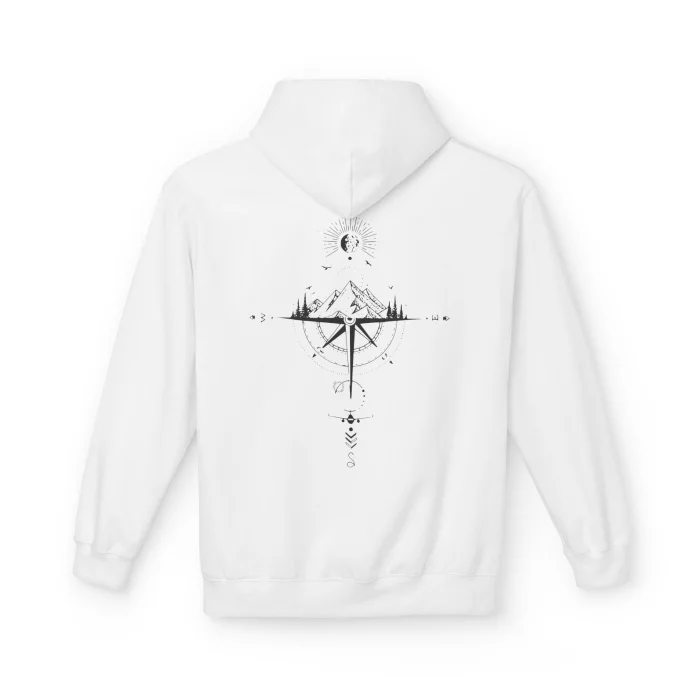 Bluza z kapturem z nadrukiem The Compass Rose