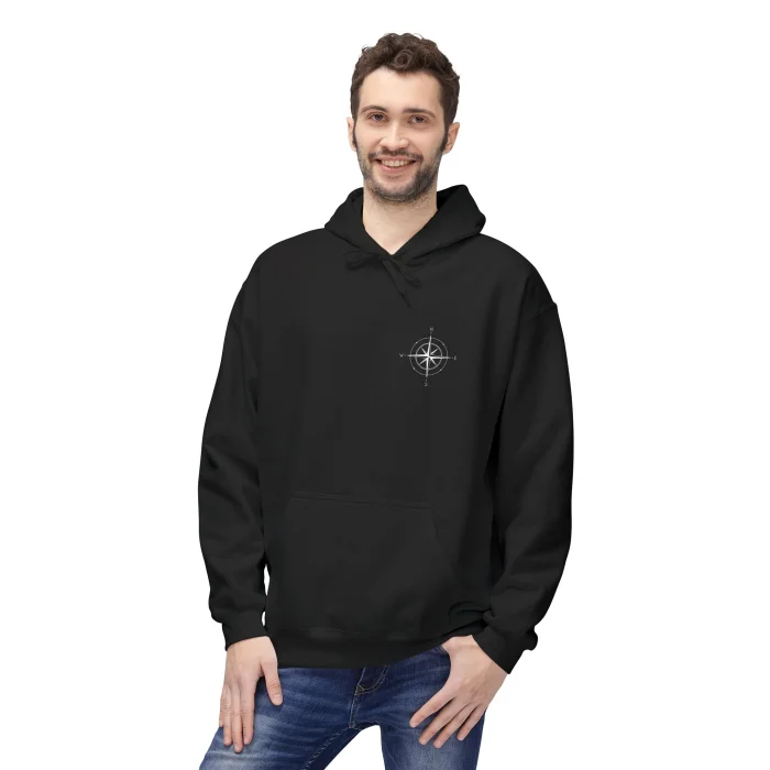 Bluza z kapturem z nadrukiem The Compass Rose
