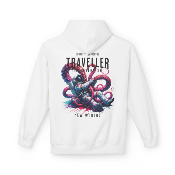 Bluza z kapturem z nadrukiem Traveller