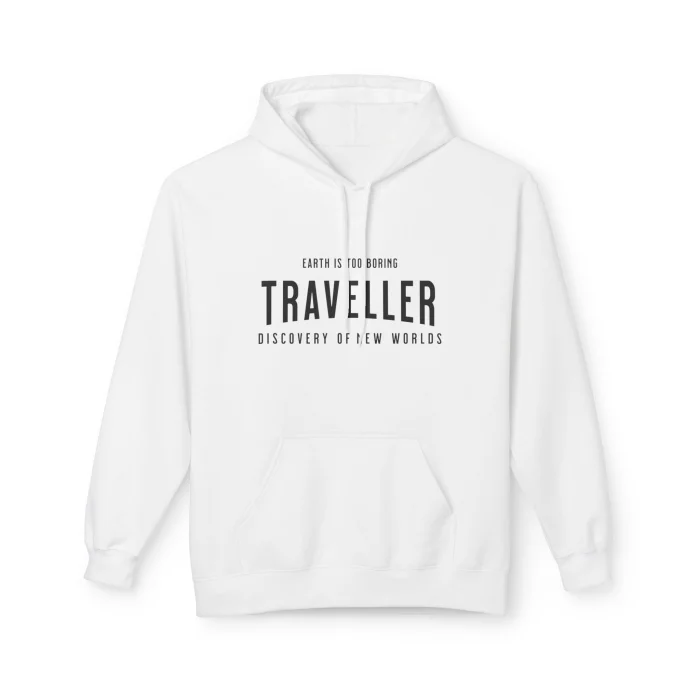 Bluza z kapturem z nadrukiem Traveller