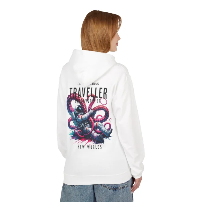 Bluza z kapturem z nadrukiem Traveller