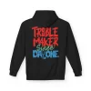 Bluza z kapturem z nadrukiem Trouble Maker
