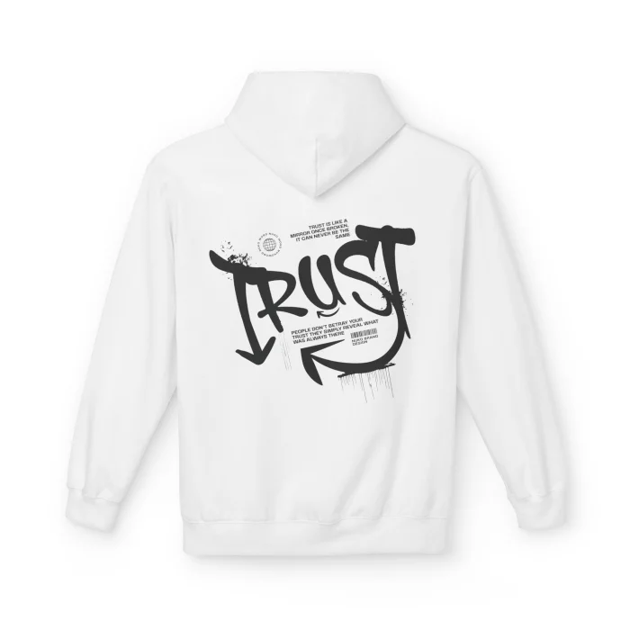 Bluza z kapturem z nadrukiem Trust