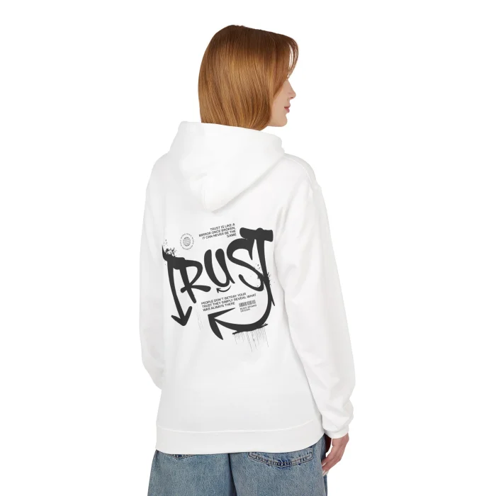 Bluza z kapturem z nadrukiem Trust