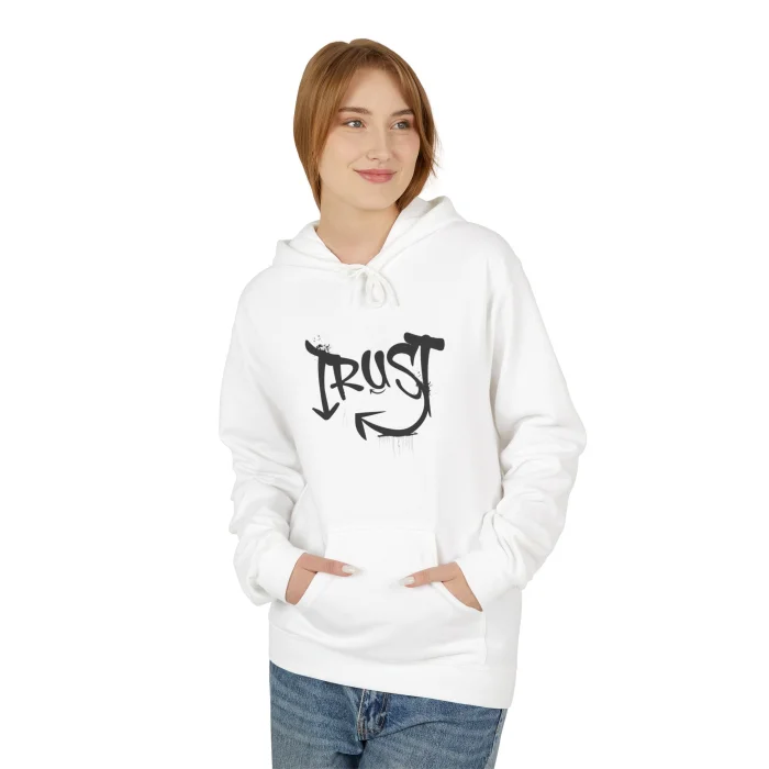 Bluza z kapturem z nadrukiem Trust