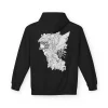 Bluza z kapturem z nadrukiem Valkiria