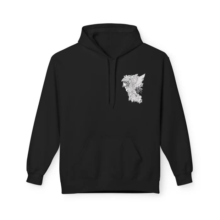 Bluza z kapturem z nadrukiem Valkiria
