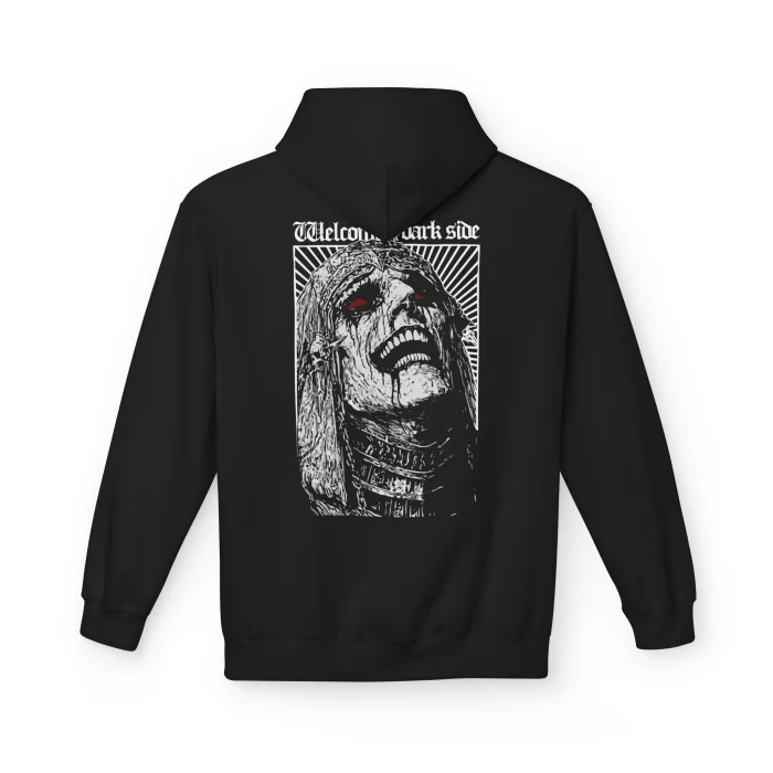 Bluza z kapturem z nadrukiem Welcome To The Dark Side