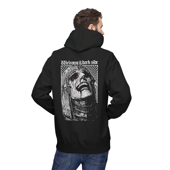 Bluza z kapturem z nadrukiem Welcome To The Dark Side