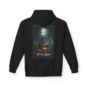 Bluza z kapturem z nadrukiem Witch's Brew