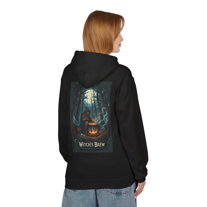 Bluza z kapturem z nadrukiem Witch's Brew
