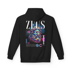 Bluza z kapturem z nadrukiem Zeus
