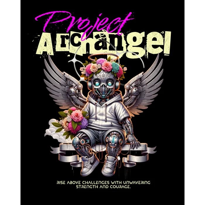 Bluza z kapturem z nadrukiem Project Archangel