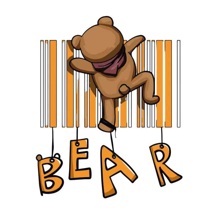 T-shirt Damski z nadrukiem Bear