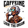Kubek 330ml z nadrukiem Caffeine Queen