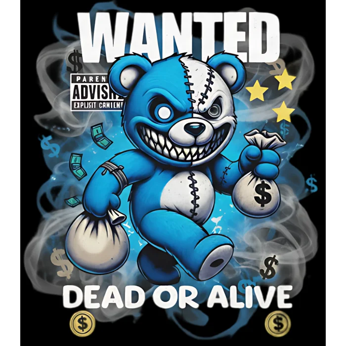 T-shirt Dziecięcy z nadrukiem Wanted Dead or Alive