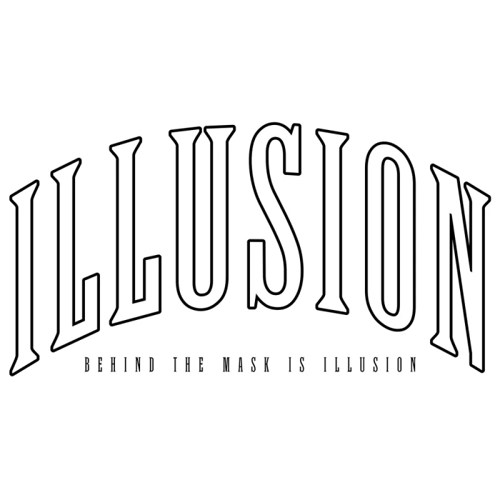 Czapka z daszkiem z nadrukiem Illusion