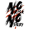 T-shirt Damski z nadrukiem No Risk No Story