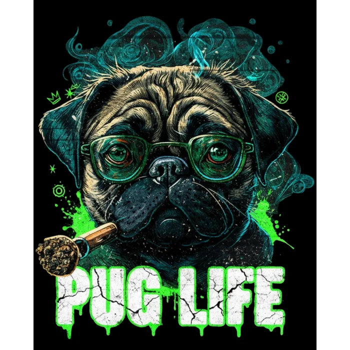 Worek z nadrukiem Pug Life