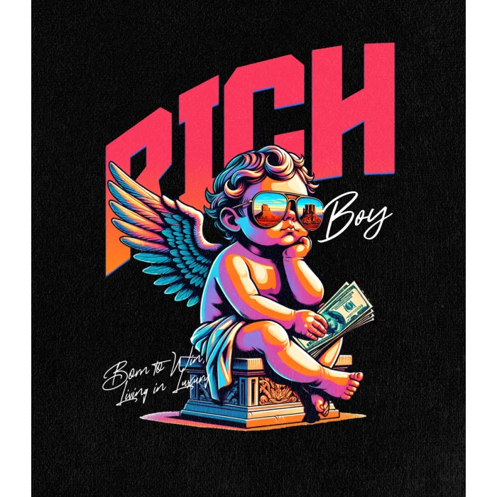 Worek z nadrukiem Rich Boy