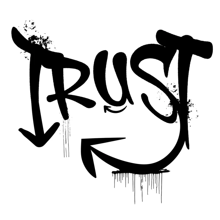 Czapka z daszkiem z nadrukiem Trust