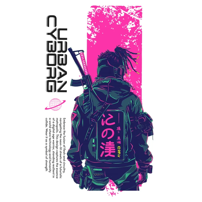 Bluza z nadrukiem Urban Cyborg