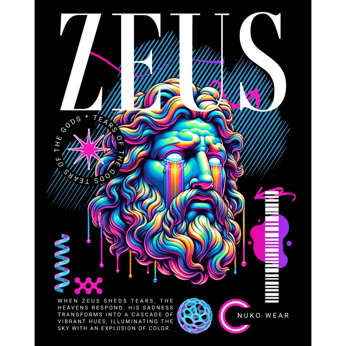 T-shirt z nadrukiem Zeus