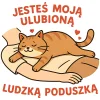 Kubek z nadrukiem 330ml Ulubiona Poduszka Kota