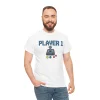 Koszulka dla par z nadrukiem Player1 & Player2