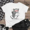 T-shirt Damski z nadrukiem Battle Genuine