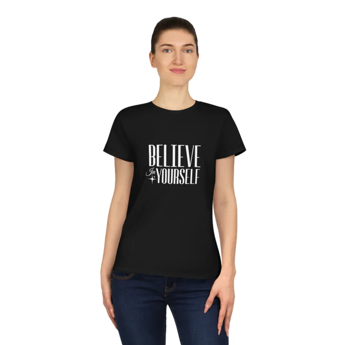 T-shirt Damski z nadrukiem Believe in Yourself