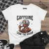 T-shirt Damski z nadrukiem Caffeine Queen