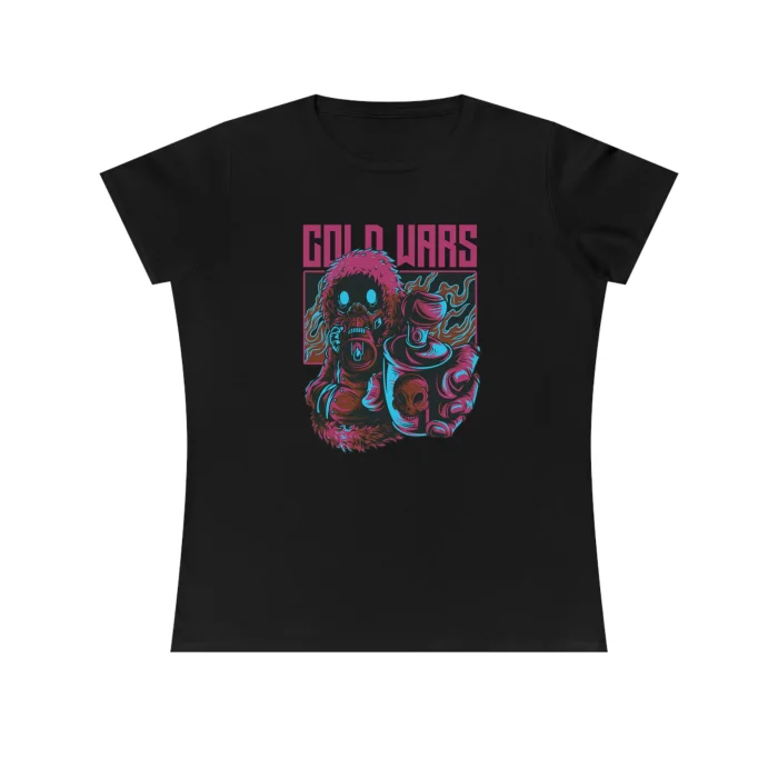 T-shirt Damski z nadrukiem Cold Wars