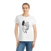 T-shirt Damski z nadrukiem Devil Cat