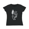 T-shirt Damski z nadrukiem Devil Cat