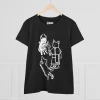 T-shirt Damski z nadrukiem Devil Cat