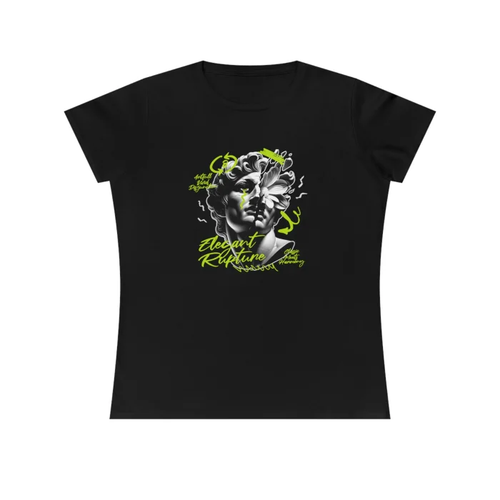 T-shirt Damski z nadrukiem Elegant Rupture