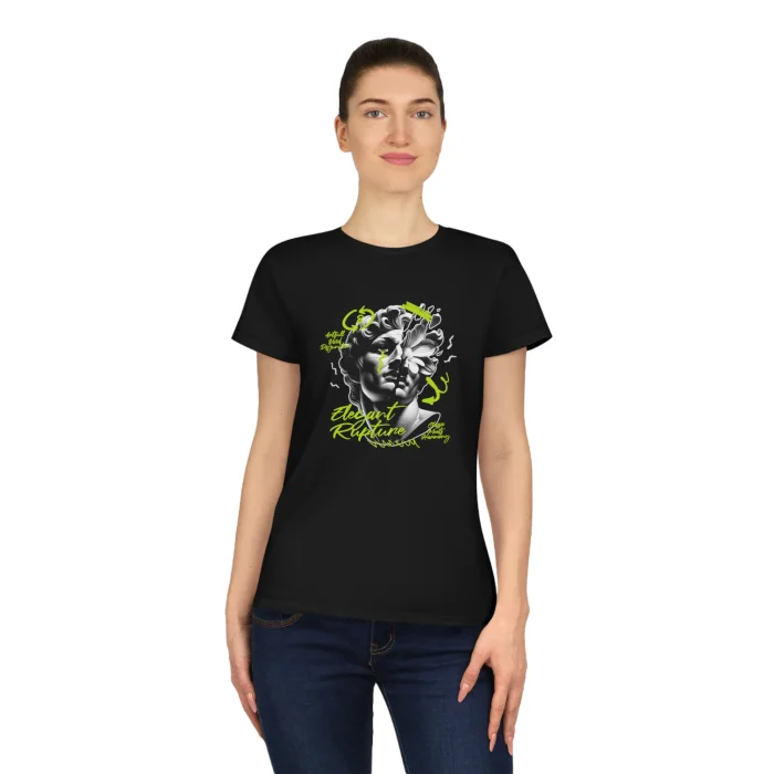 T-shirt Damski z nadrukiem Elegant Rupture