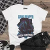 T-shirt Damski z nadrukiem Grim Reaper
