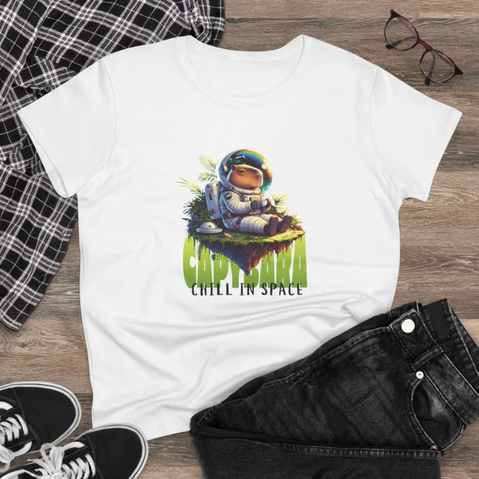 T-shirt Damski z nadrukiem Kapibara