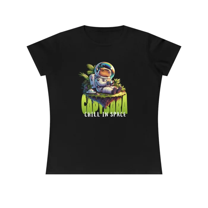 T-shirt Damski z nadrukiem Kapibara