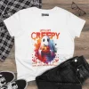 T-shirt Damski z nadrukiem Let's Get Creepy