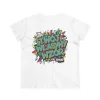 T-shirt damski z własnym nadrukiem na plecach