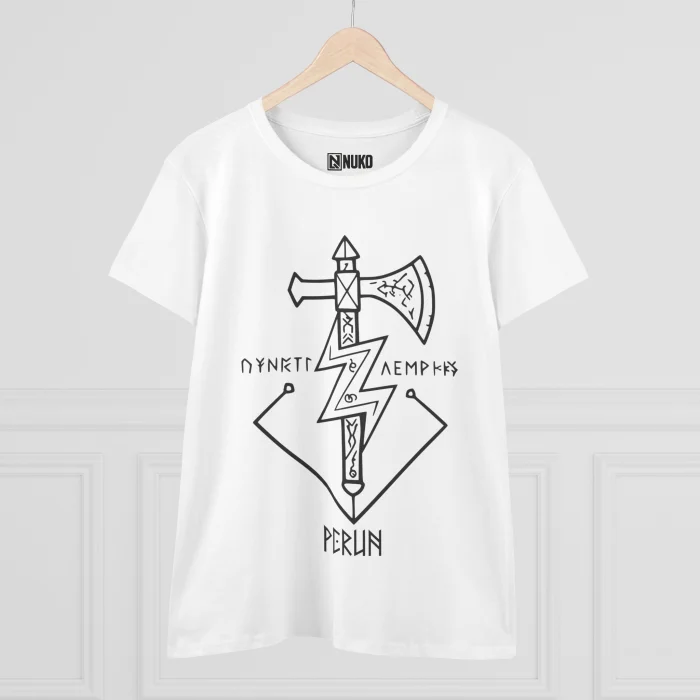 T-shirt Damski z nadrukiem Perun