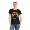 T-shirt Damski z nadrukiem Pew Pew Madaf***s